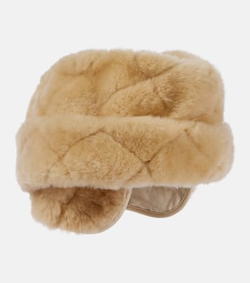Maggie quilted shearling hat | Loro Piana