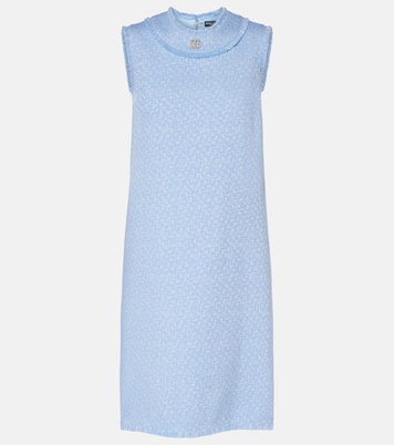 Vestido corto DG de tweed de mezcla de lana | Dolce&Gabbana