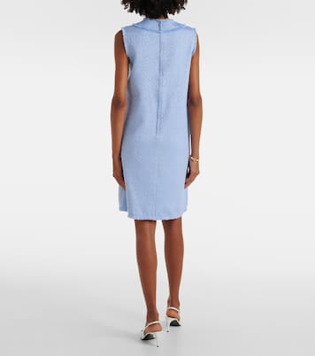 Vestido corto DG de tweed de mezcla de lana | Dolce&Gabbana