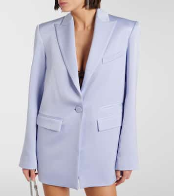 Blazer de crepé satén | Alex Perry