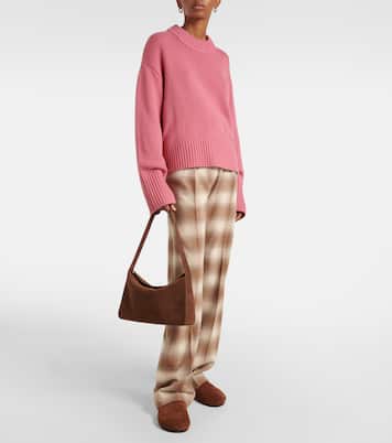 Borsa a spalla in suede | Aesther Ekme