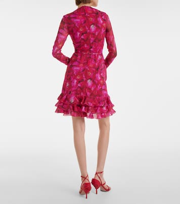 Rose Mania silk georgette minidress | Giambattista Valli