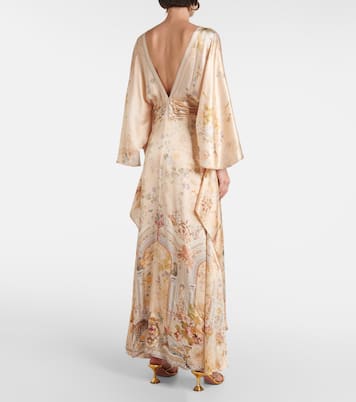 Silk charmeuse maxi dress | Camilla