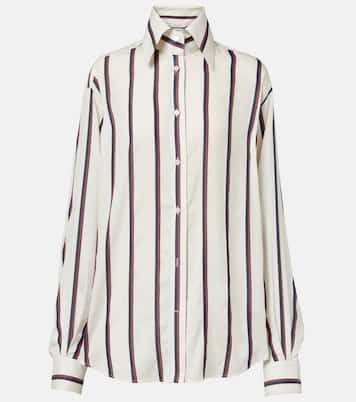 Oversize-Hemd aus Seide | McQueen