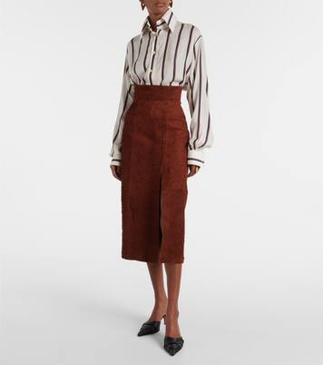 Oversize-Hemd aus Seide | McQueen