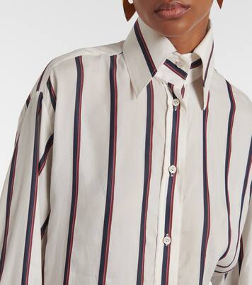 Oversize-Hemd aus Seide | McQueen