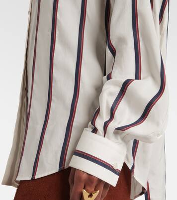 Oversize-Hemd aus Seide | McQueen
