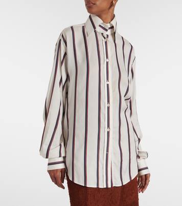 Oversize-Hemd aus Seide | McQueen