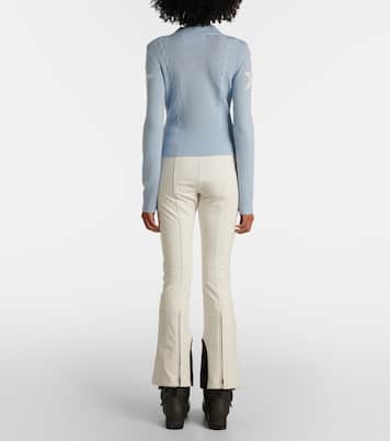 Cable intarsia wool sweater | Perfect Moment