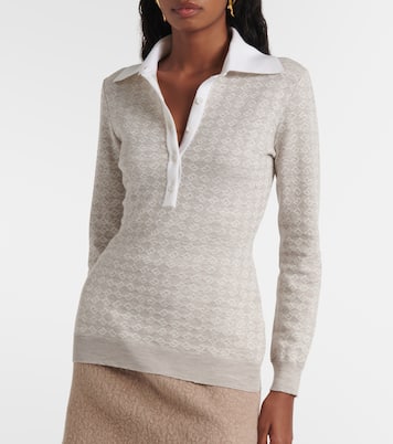 Polo Monogram 72 en laine mélangée | Givenchy