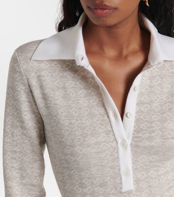 Polo Monogram 72 en laine mélangée | Givenchy