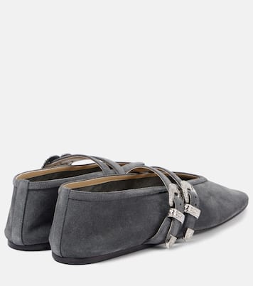 Claudia suede ballet flats | Le Monde Béryl