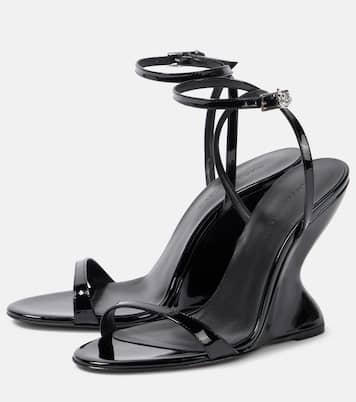 Sandales compensées 105 en cuir verni | Magda Butrym