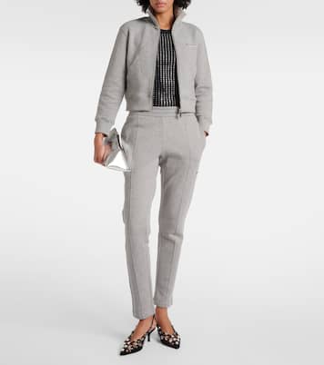 Felpa in cotone con zip | The Attico