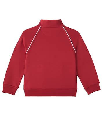 Cotton-blend jersey track jacket | Brunello Cucinelli Kids