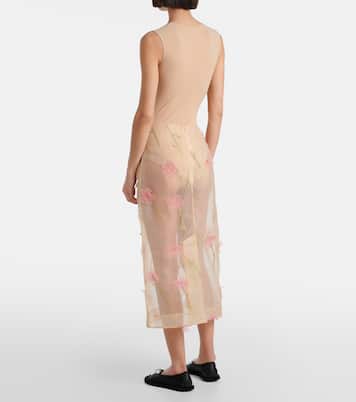 Bleistiftrock aus Organza | Simone Rocha
