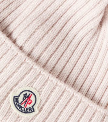 Ribbed-knit wool beanie | Moncler Enfant