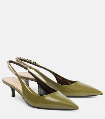Escarpins slingback Signoria en cuir verni | Gucci