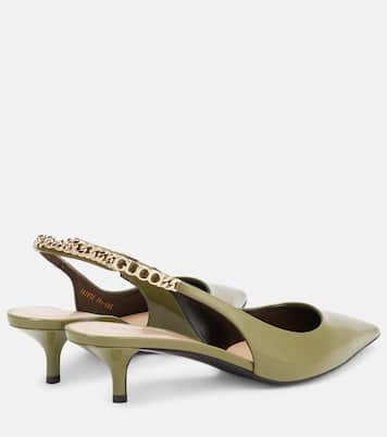 Escarpins slingback Signoria en cuir verni | Gucci