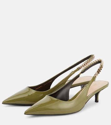 Escarpins slingback Signoria en cuir verni | Gucci
