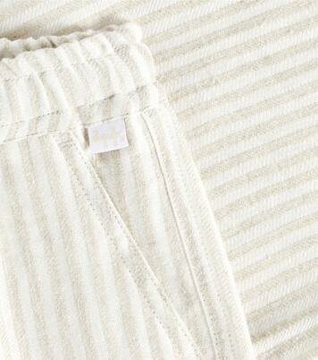 Pantaloni in lino a righe | Il Gufo