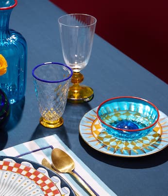Ra set of 2 porcelain dessert plates | La DoubleJ