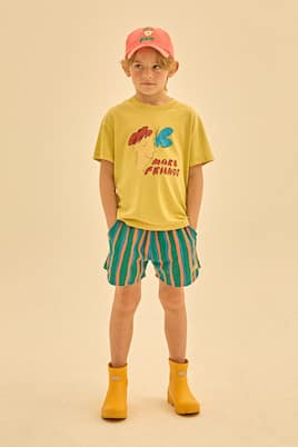 Shorts JM in cotone a righe | Jellymallow