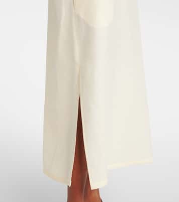 Robe longue Jene en lin et soie mélangés | Max Mara