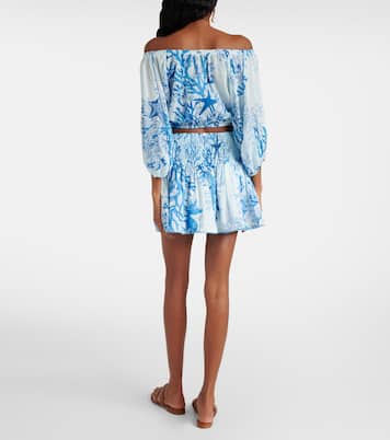 Top Bova de algodón estampado | Poupette St Barth
