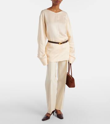 Durion satin top | Khaite