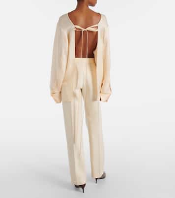 Durion satin top | Khaite