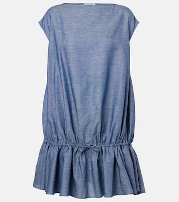 Cotton and linen minidress | Alaïa