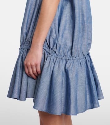 Cotton and linen minidress | Alaïa