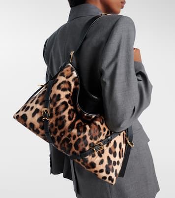 Voyou Medium leopard-print shoulder bag | Givenchy