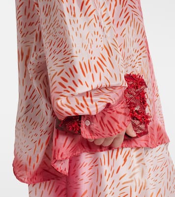 Chemise Casia imprimée en soie | Dries Van Noten