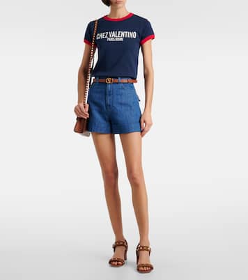 Camiseta Chez Valentino de jersey de algodón | Valentino