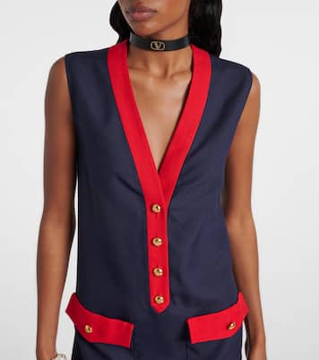Robe midi imprimée | Valentino