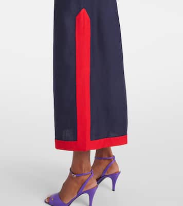 Robe midi imprimée | Valentino