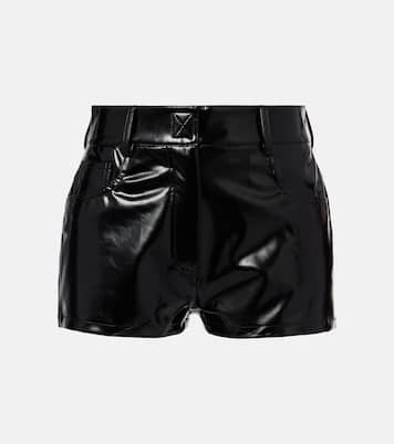 Faux patent leather shorts | Norma Kamali