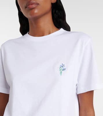 Embroidered cotton T-shirt | Loewe