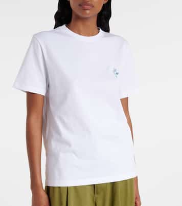 Embroidered cotton T-shirt | Loewe