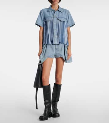 Shorts cargo de denim | Sacai
