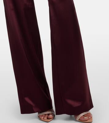 Sister Moon satin wide-leg pants | Galvan