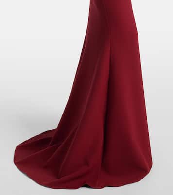 Loura crêpe gown | Safiyaa