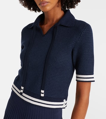 Silk-blend polo shirt | Thom Browne