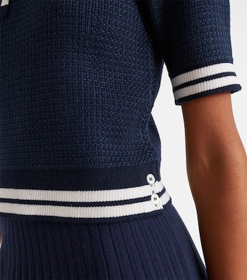 Silk-blend polo shirt | Thom Browne