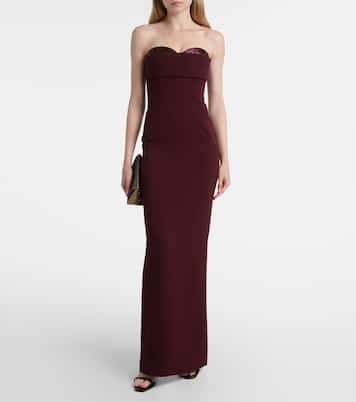 Verziertes Kleid aus Cady | Roland Mouret