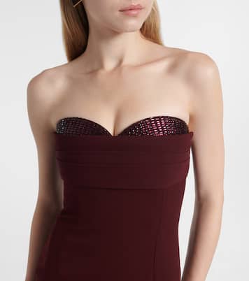 Verziertes Kleid aus Cady | Roland Mouret