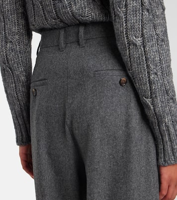 Pantalon droit en laine mélangée | 'S Max Mara