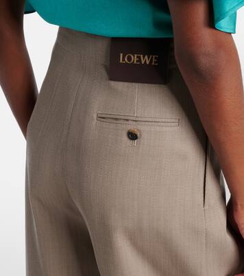 Belted wool shorts | Loewe